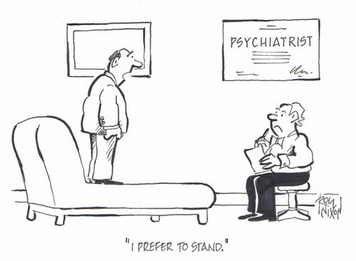 "I prefer to stand."