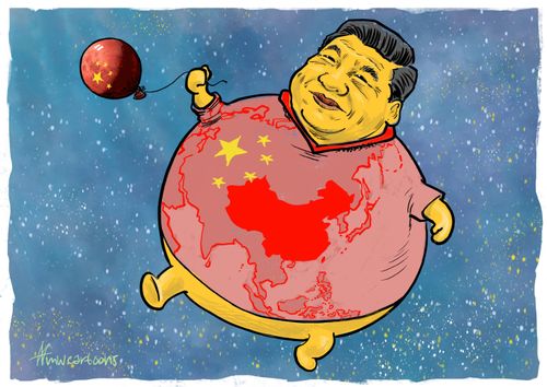 China takes over the world (and the moon)