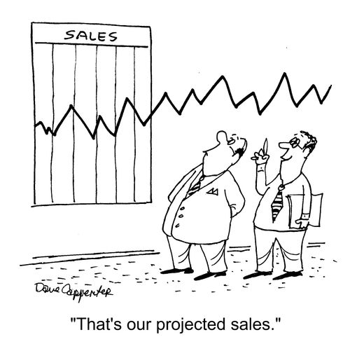 "That's our projected sales."