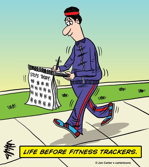 Life before fitness trackers.