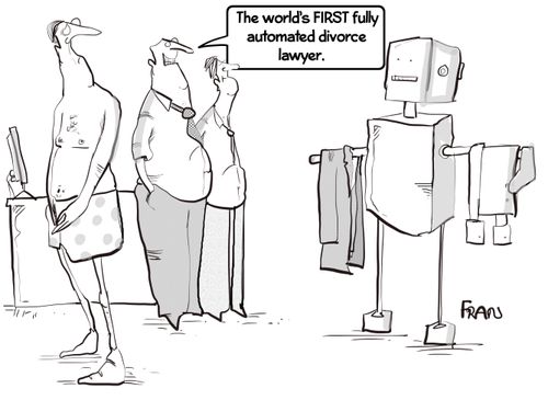 "The world's FIRST fully automated divorce lawyer."