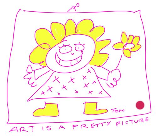 Art is a pretty picture