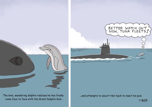 "Better watch out now, tuna fleets!"