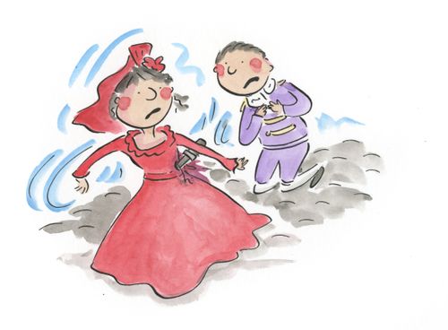 Carmen is stabbed by Don Jose