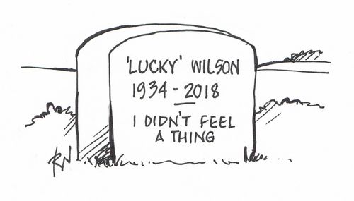 'Lucky' Wilson 1934-2018: I Didn't Feel A Thing 