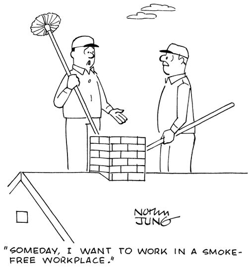 "Someday, I want to work in a smoke-free workplace."