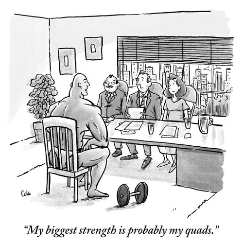 "My biggest strength is probably my quads."