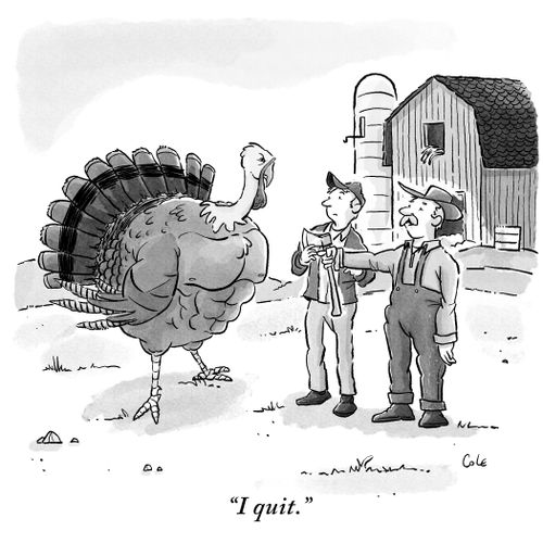 "I quit."