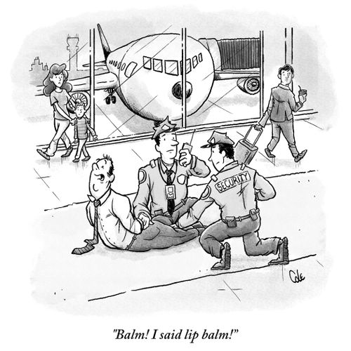 "Balm! I said lip balm!"