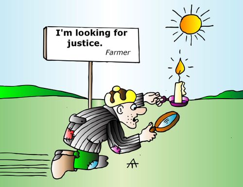 "I'm looking for justice."