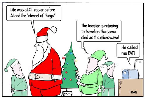"Life was a LOT easier before AI and the 'Internet of things'!"