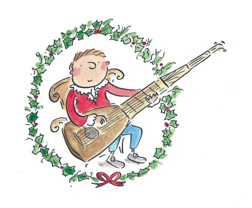Christmas Theorbo