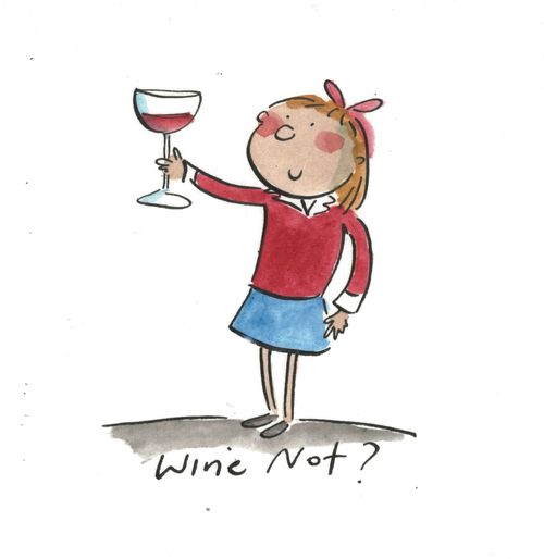"Wine not?"