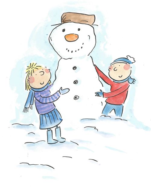 Building a snowman