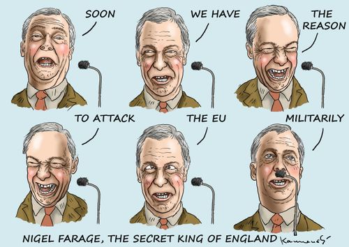 Nigel Farage, the Secret King of England.