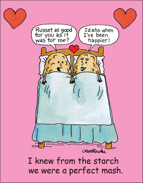 I knew from the starch we were a perfect mash.