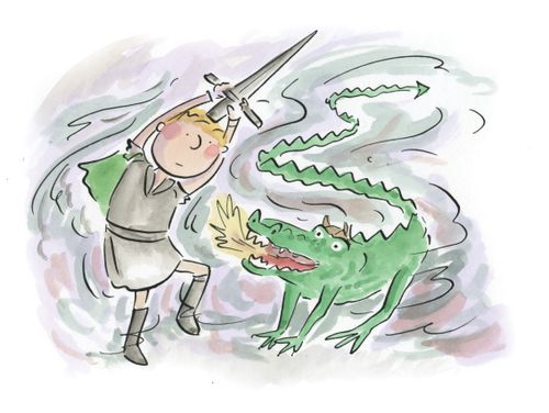 Siegfried and the dragon