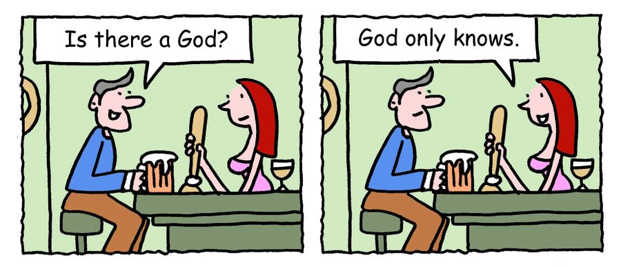 "Is there a God?" 