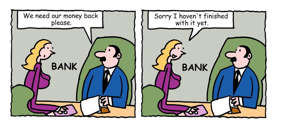 "We need our money back please."