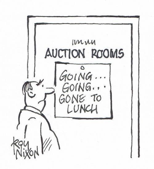 Auction Rooms - Going...Going...Gone to Lunch