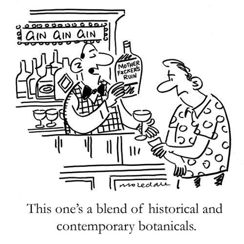 "This one's a blend of historical and contemporary botanicals."