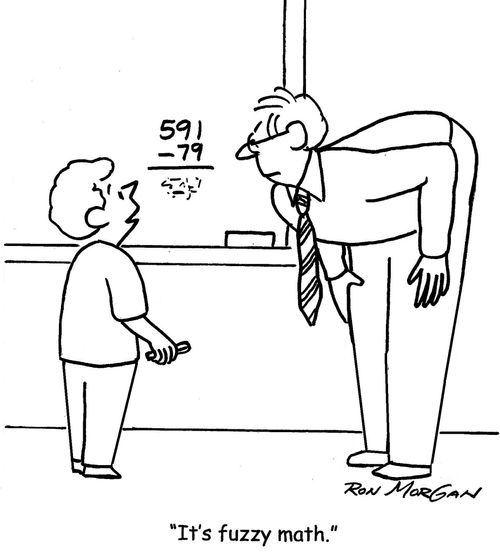"It's fuzzy math."