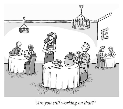 "Are you still working on that?"