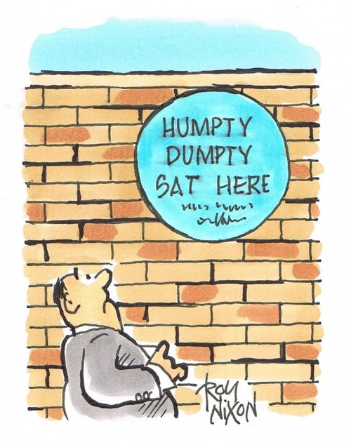 Humpty Dumpty Sat Here