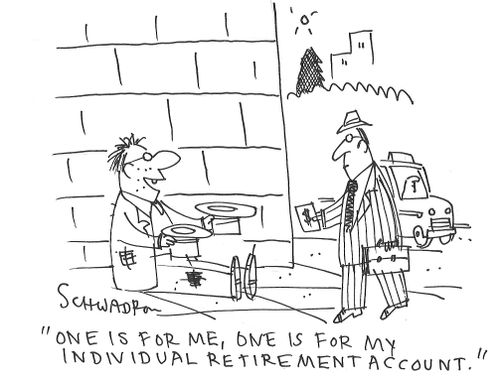 "One is for me, one is for my individual retirement account."