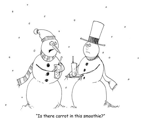 "Is there carrot in this smoothie?" 