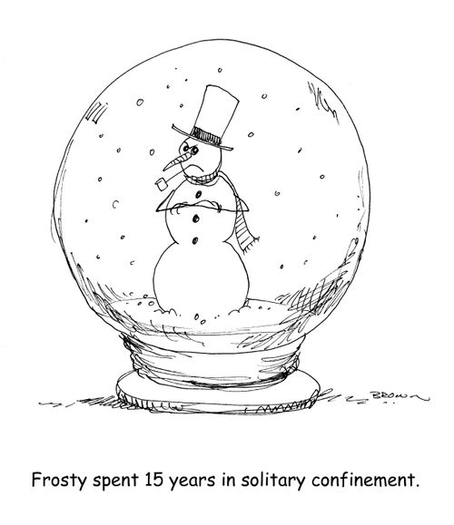Frosty spent 15 years in solitary confinement.