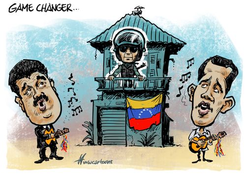 Two presidents in Venezuela