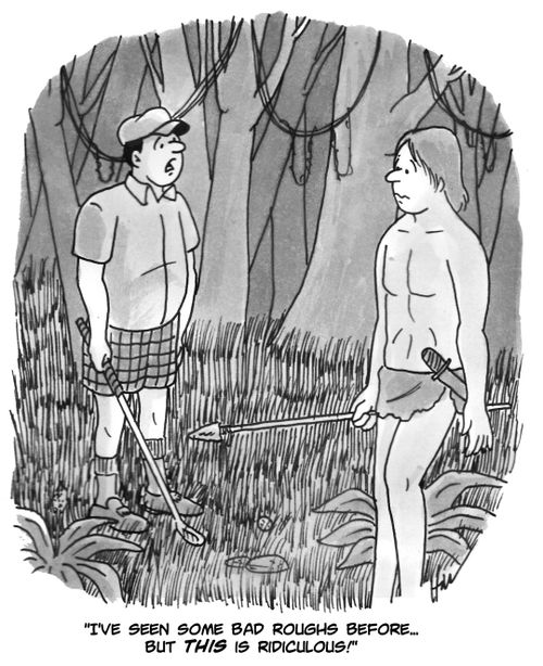 "I've seen some bad roughs before. . . but this is ridiculous!"