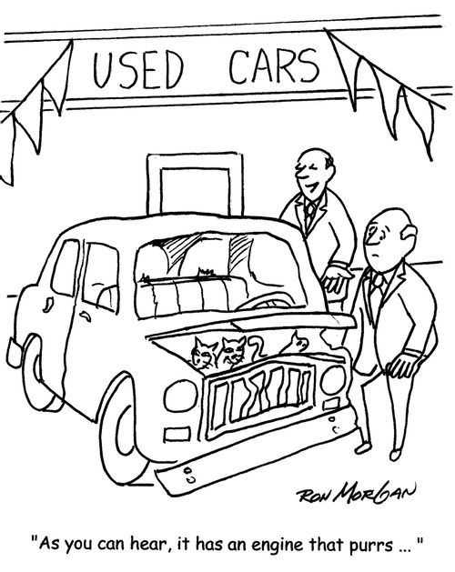 "As you can hear, it has an engine that purrs ... '