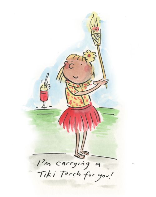 I'm carrying a Tiki Torch for you