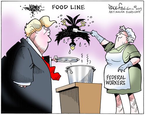 Food Line: Federal Workers