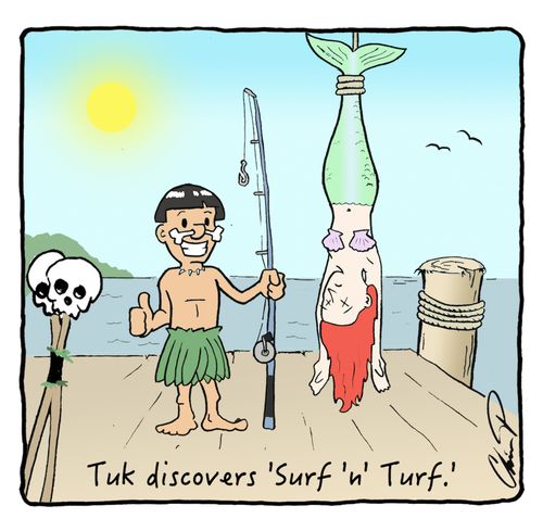 Tuk discover 'Surf & Turf.'