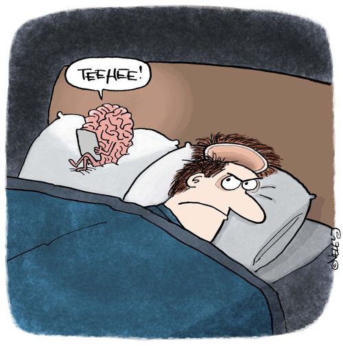 Screen-related insomnia...
