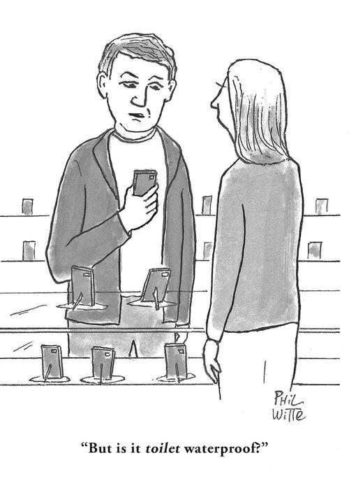 "But is it toilet waterproof?"