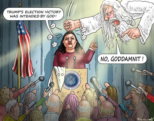 "Trump's election victory was intended by God!"