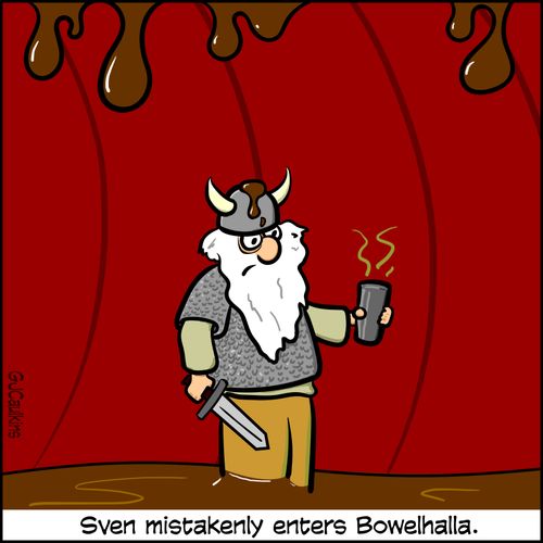 Sven mistakenly enters Bowelhalla