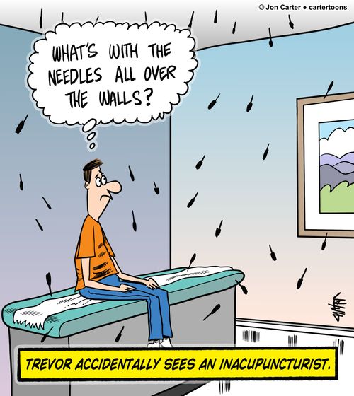 Trevor accidentally sees an inacupuncturist.