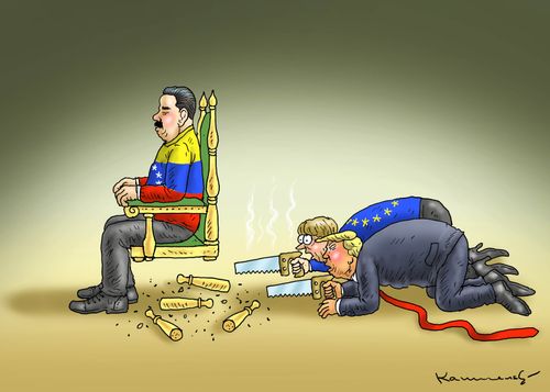 Maduro versus Trump and the EU