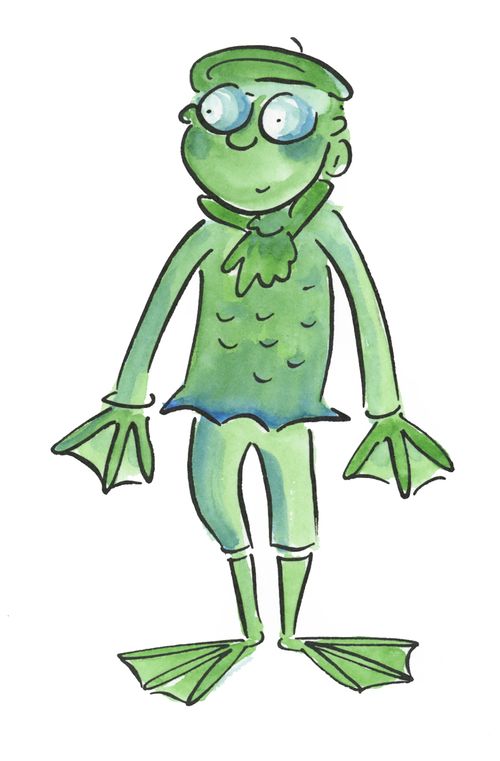Frog man
