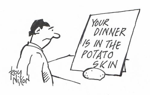 Your Dinner Is In The Potato Skin