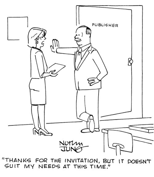 "Thanks for the invitation, but it doesn't suit my needs at this time."