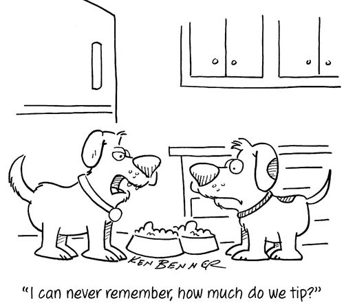 "I can never remember, how much do we tip?"