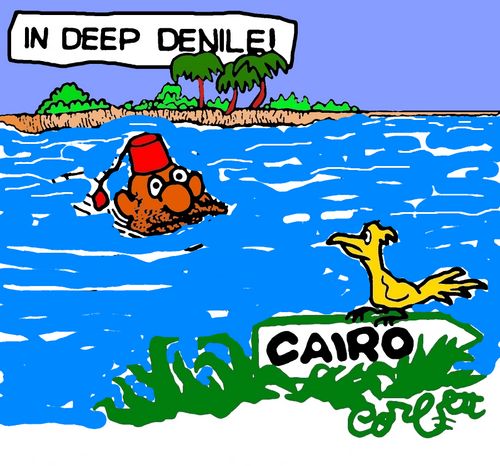 In deep denile!  