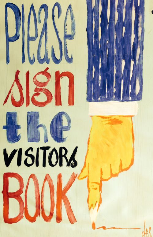 Please Sign the Visitors Book