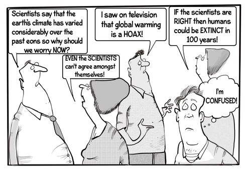 "I saw on television that global warming is a HOAX!"